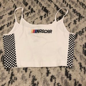 NASCAR graphic embroidered tank top